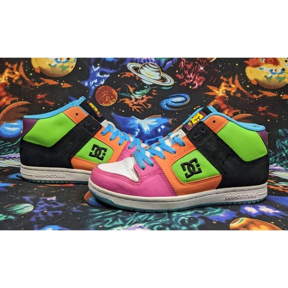 DC Shoes - DC Shoes Manteca 2 Sneakers Multi Color High Top Women Size 8 Shoes